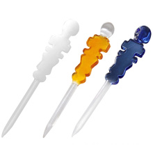 Premium Sugar Figurine Quartz  Dabber Wax Dabbing Tool 5.9Inch Quartz Handle Dabber Quartz Banger Water Pipe